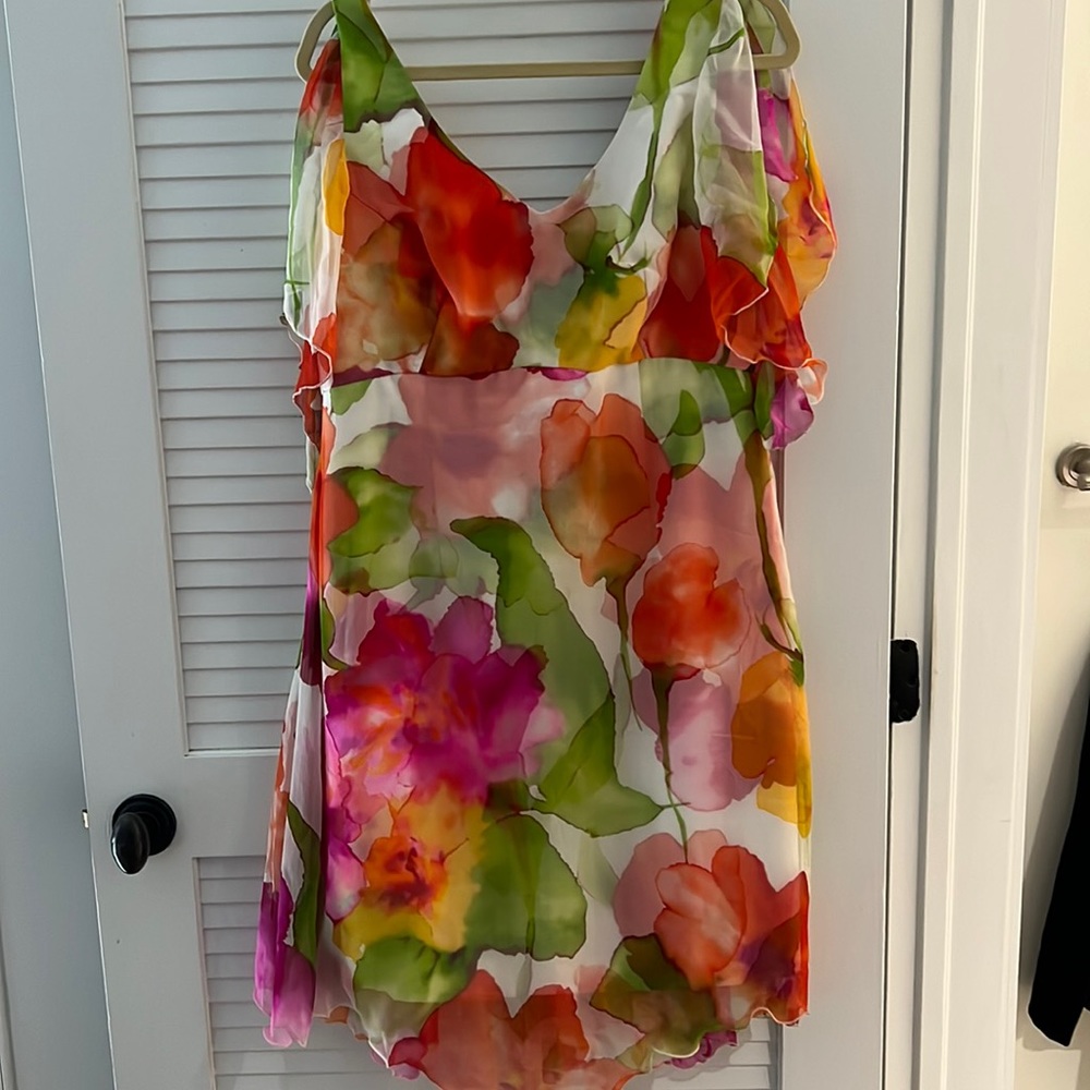 Floral cocktail dress